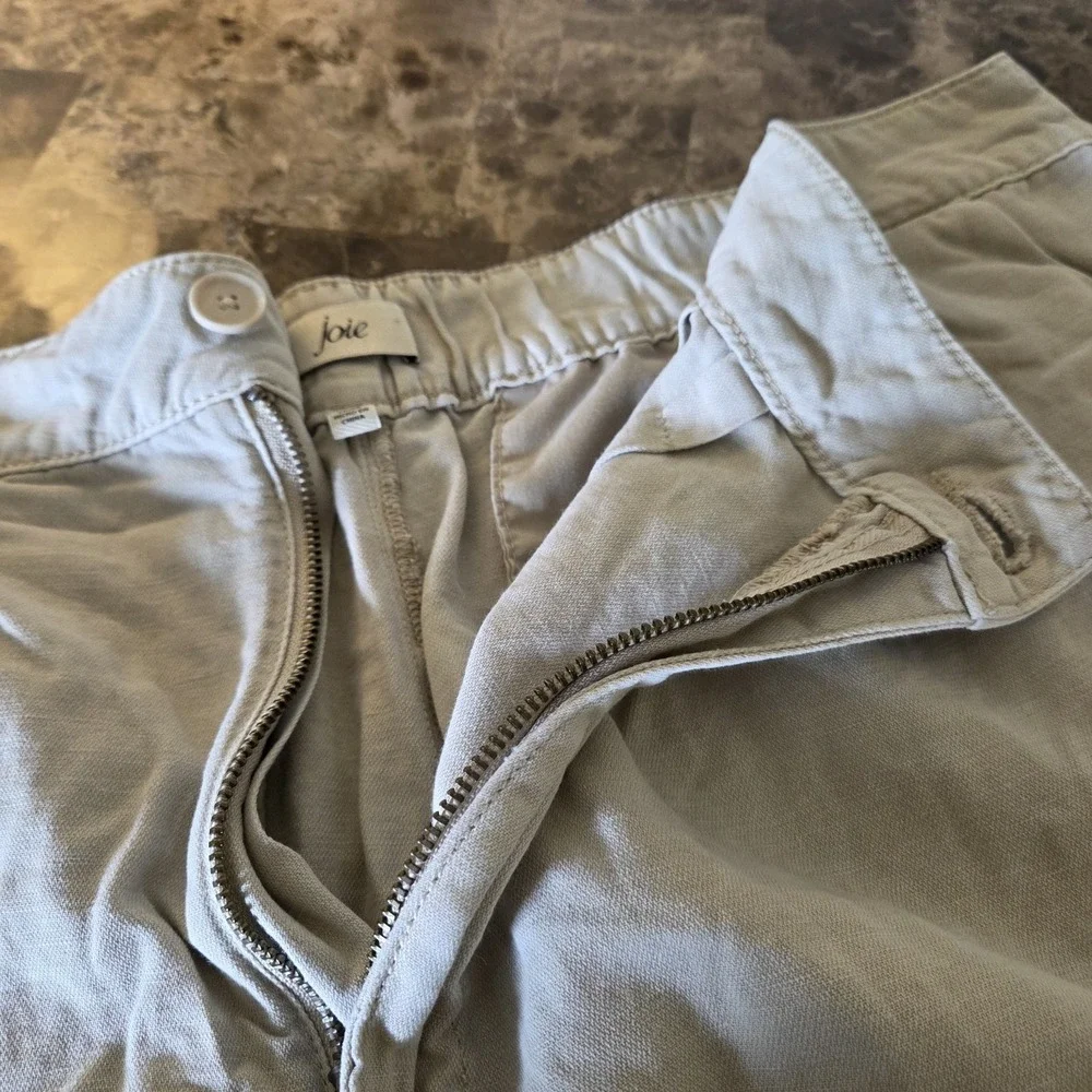 Joie‎ sz XXL khaki shorts cotton/linen lightweight summer casual beach vacation